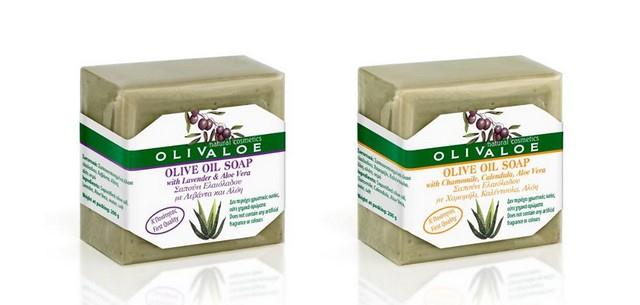 Přírodní olivová mýdla